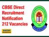 CBSE Direct Recruitment 2025 Notification 