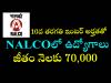 NALCO job alert for 10th and Inter qualifications  Job openings at NALCO with Rs. 70,000 salary  Apply for NALCO Non-Executive jobs, 10th Inter qualification  NALCO recruitment 2024, Non-Executive positions National Aluminium Company Limited   NALCO Non-Executive Job Recruitment Notification  