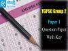 TGPSC is Conducting Group 2 Exams. Candidates Can Download Group 2 Paper 1 Exam Question Papers with Key. Check details