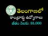 Telangana Contract basis jobs