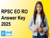 RPSC EO RO Answer Key 2025 OUT   RPSC RO EO 2025 provisional answer key released  Rajasthan PSC RO EO exam answer key released  