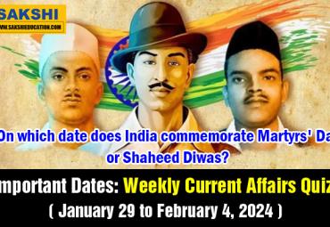 Important Dates Weekly Current Affairs Quiz in English January 29 to February 4 2024