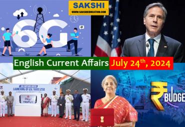 24th July, 2024 Current Affairs  generalknowledge questions with answers  