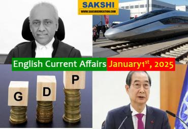 1st January, 2025 Current Affairs